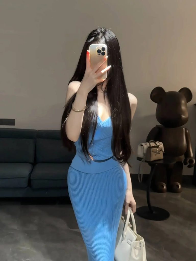 Pure Desire Style High-End Knit Sweater and Bodycon Skirt Two-Piece Set for Women 2025 Summer